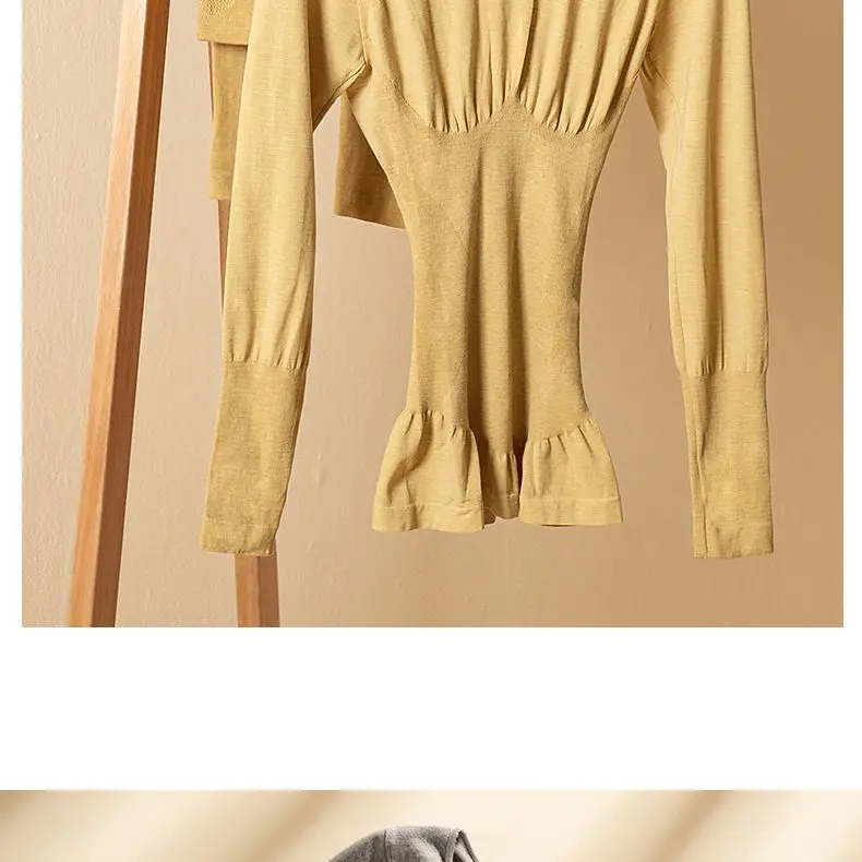 Winter frauen Thermo-unterwäsche Set Nahtlose Heizung Thermische Lange Unterhosen Anzug Dünne Elastische Warme Lange Hülse Abnehmen Dessous – Detail 20