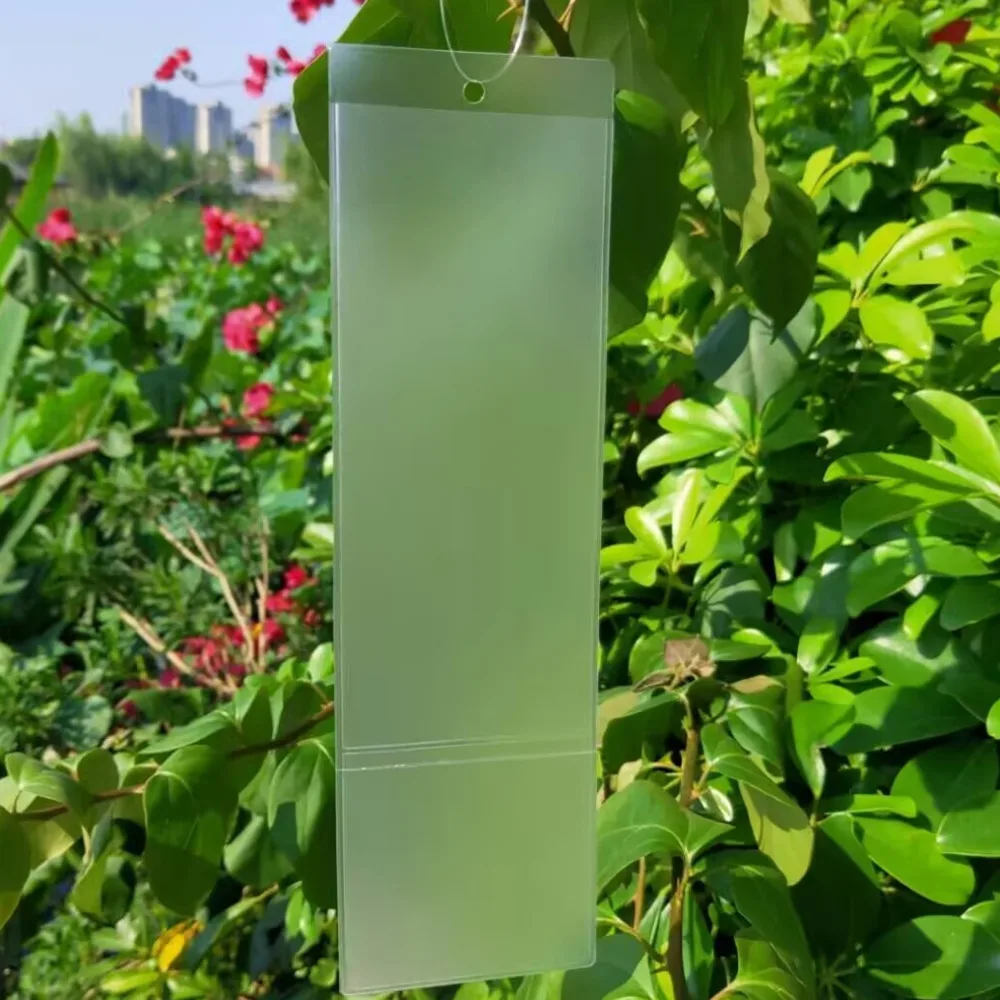 100pcs W8 9cm Plastic Display Price Sign Card Tag Promotion Label PVC Hang Sleeve Protective Envelope Cover Bags 2 Pockets