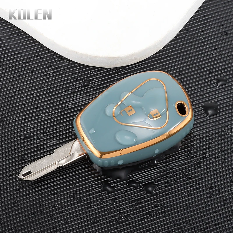 Scenic 2 ENERGY01 2 Boutons Coque Clé Compatible Pour Renault Megane Modus Espace Laguna Duster Logan Dacia Sandero Fluence Clio Kangoo Renault Megane 2