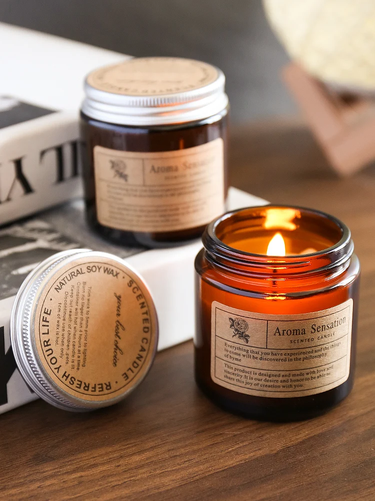 Essential Oil Aromatherapy Candle Incense Soothing The Nerves And Helping Sleep Home Niche