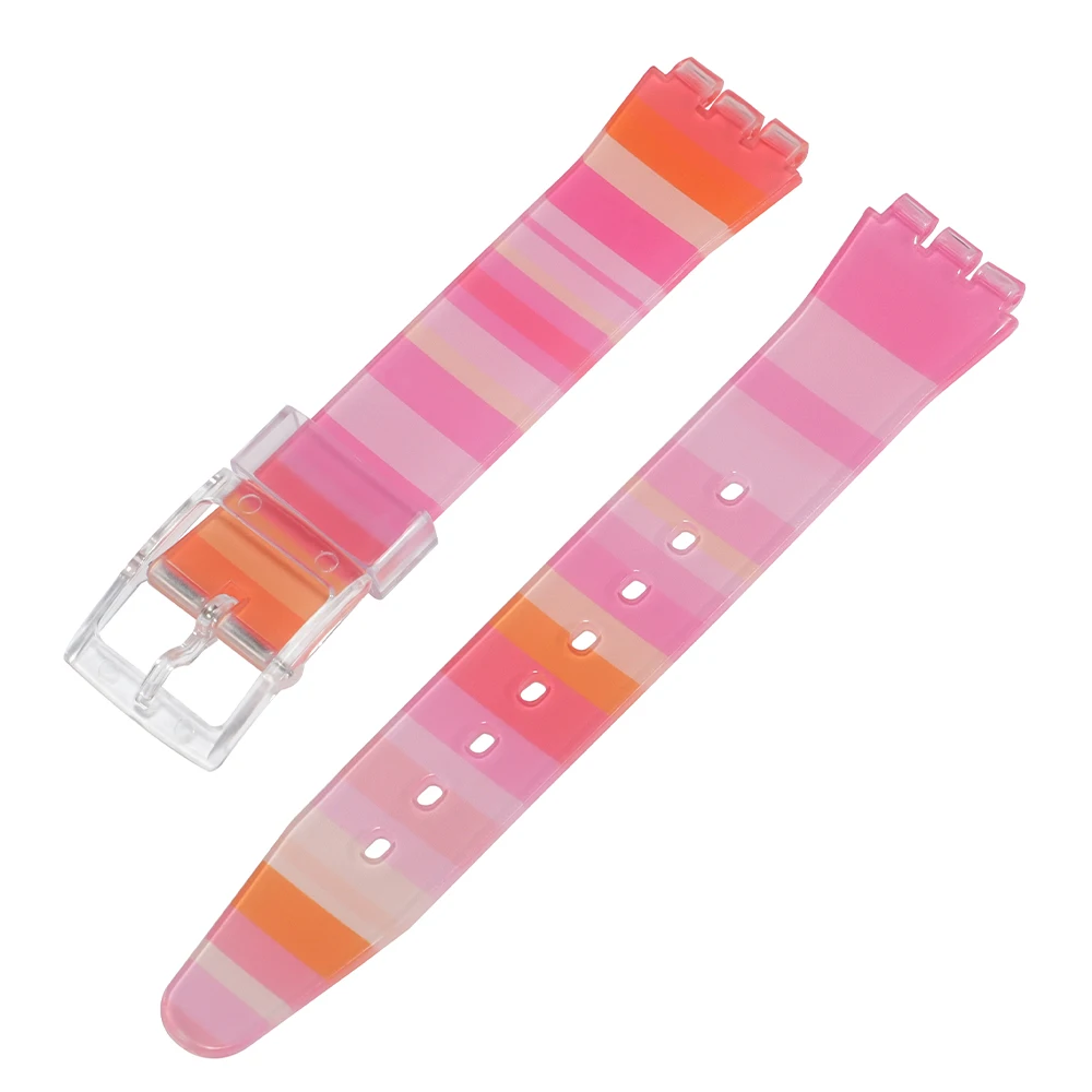 Colorful Waterproof Silicone Watch Strap - Soft PVC Replacement Band