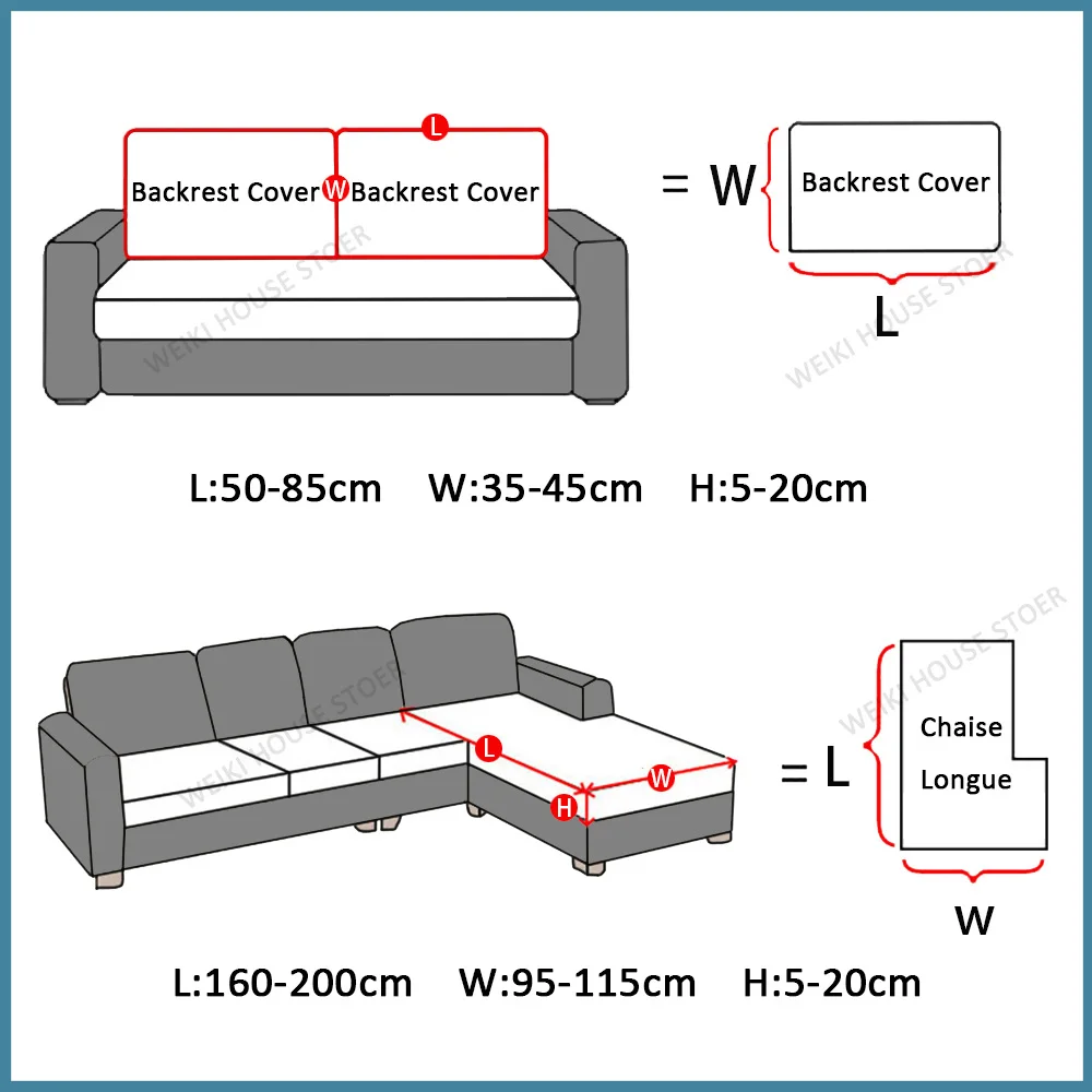 1pc Waterproof Sofa Cushion Cover Jacquard Polar Fleece Stretch Removable Washable Couch Covers Pets Kids Furniture Protector 3