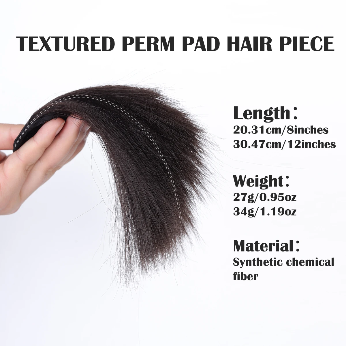 Straight hair synthetic hair pad clip to extend women's natural wigs women's invisible hair clips to add extra volume pieces