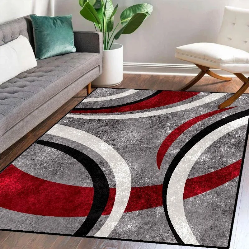 

Nordic Geometry Carpet Living Room Large Area Rugs Non-slip Sofa Floor Mat Modern Home Decoration Bedroom Carpets tapis salon