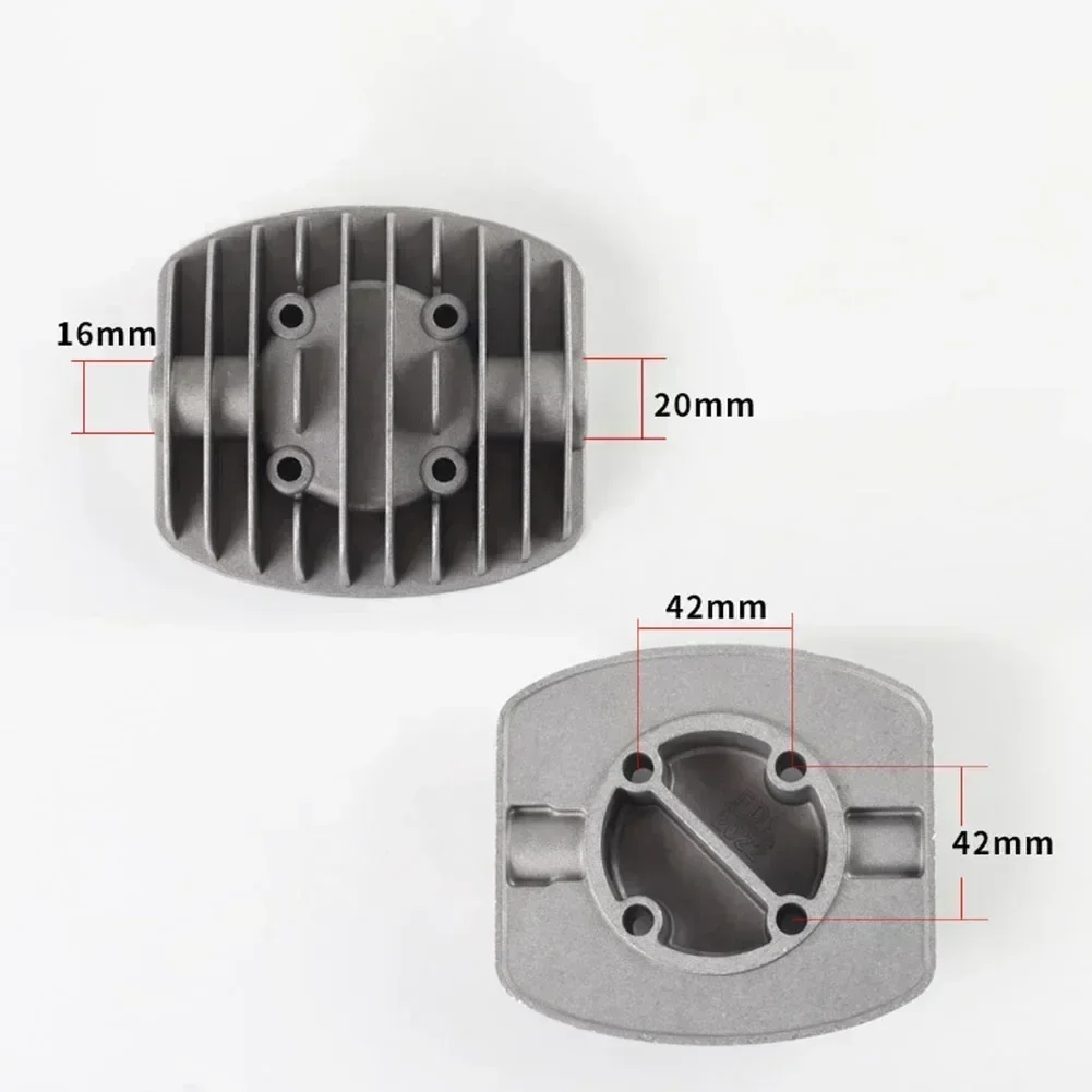 2 pezzi testata cilindro compressore aria piccolo 2.5/3P parti di raffreddamento in alluminio 48 mm x 62 mm | Leroy Merlin