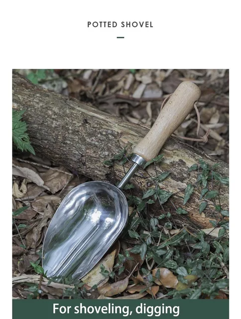 Cazzuola Giardinaggio In Acciaio Inox - Pala Manuale Multiuso - Foto 4