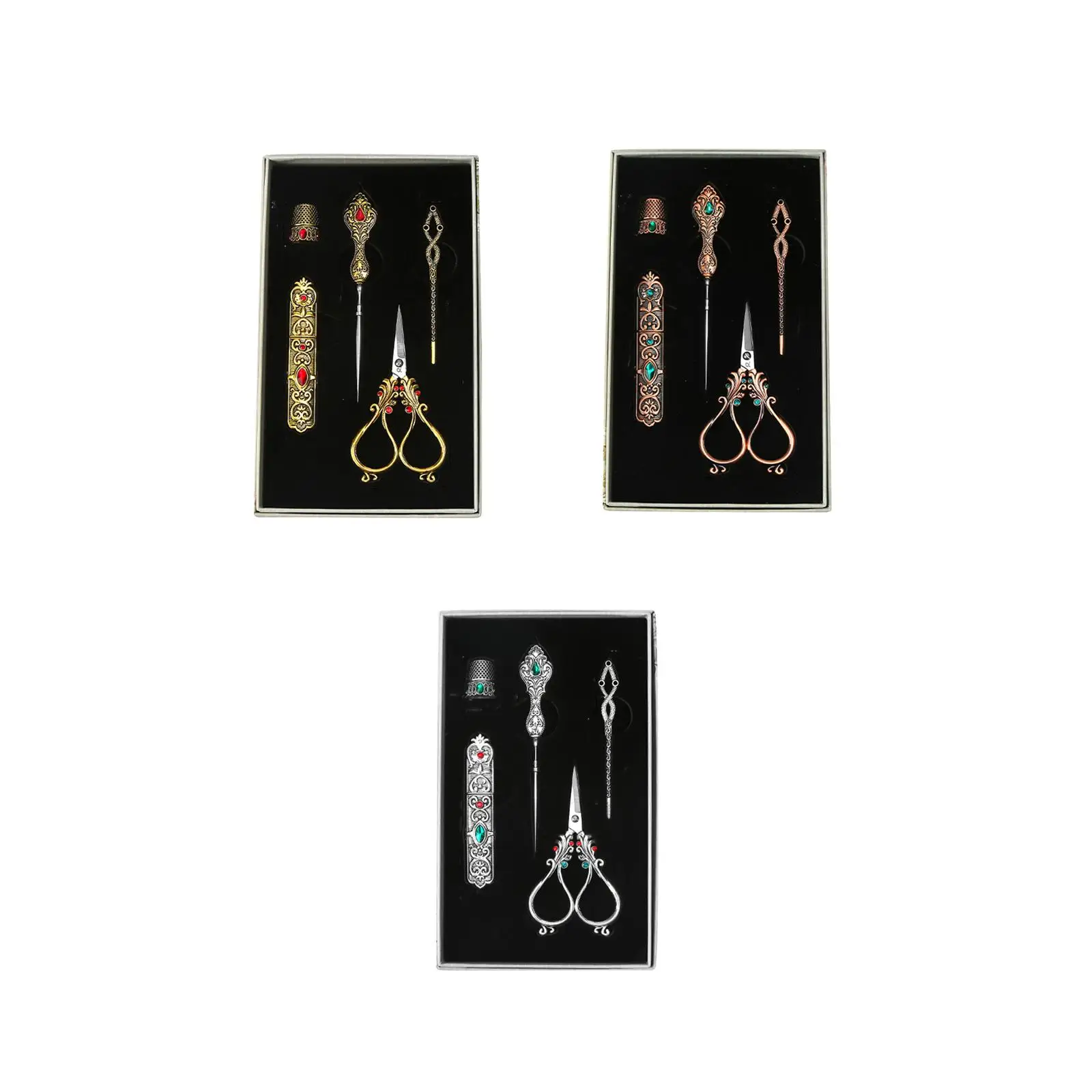 

Набор ножниц для вышивания, швейные ножницы, игла, искусственная строчка, набор для шитья для начинающих, для квилтинга, портных, рукоделия, искусства