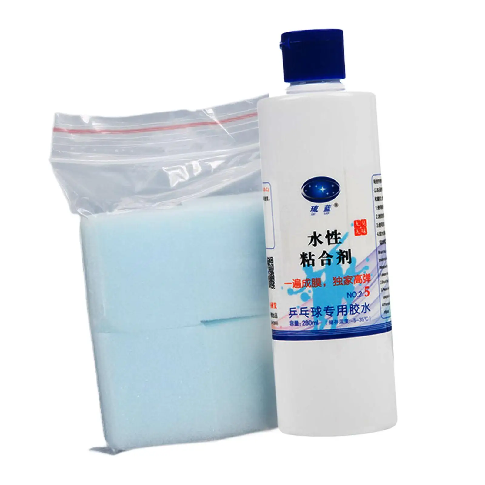 Pong Paddle Glue 280ml Rubber Glue with Foam Easy to Apply Faster Speed for