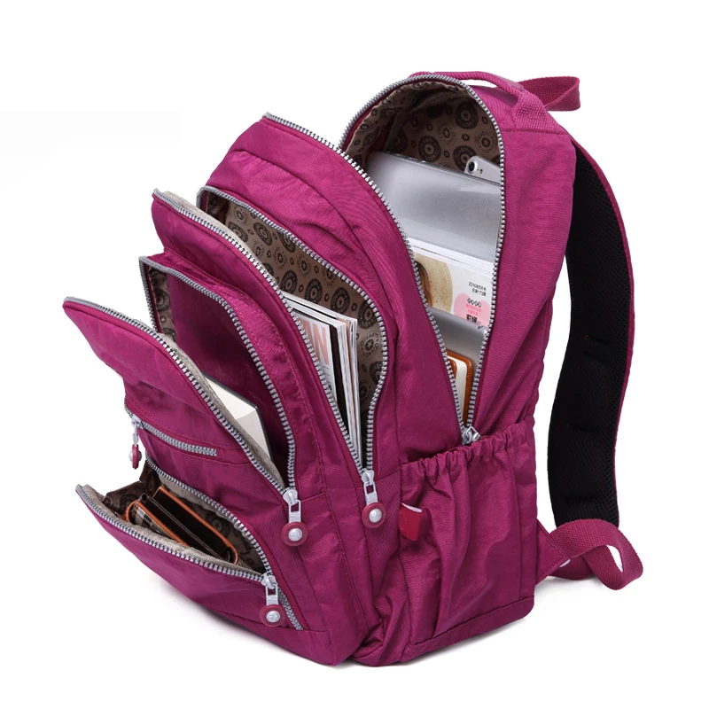 

2021 School Backpack for Teenage Girl Mochila Feminina Women Backpacks Sac A Do Nylon Waterproof Casual Laptop Bagpack Female