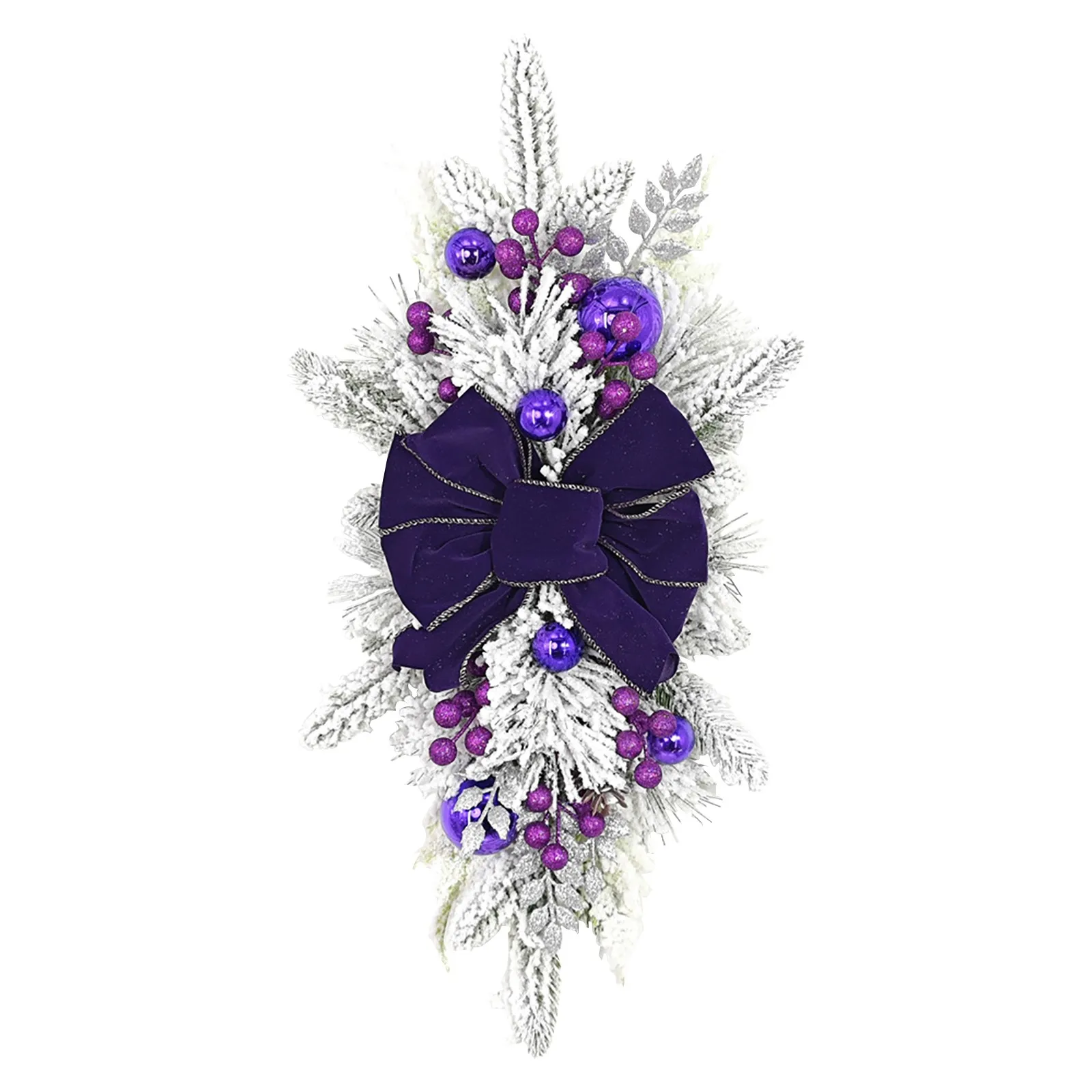 

Беспроводной декоративный венок для лестницы, Рождественский венок для дома и улицы, Рождественское украшение, украшения на Рождество