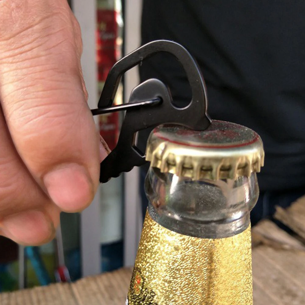 Mini EDC Stainless Steel Tool/Carabiner 2