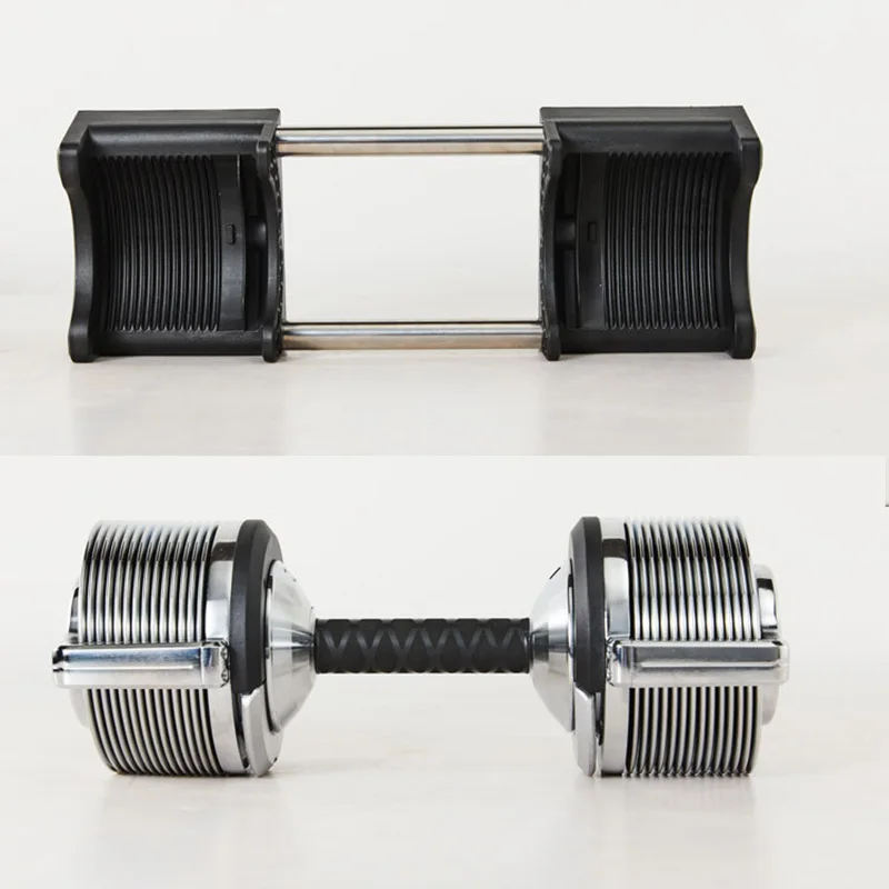 Adjustable dumbbell 32KG Dumbbell Adjustable weight Weight display Automatic locking Home dumbbell set