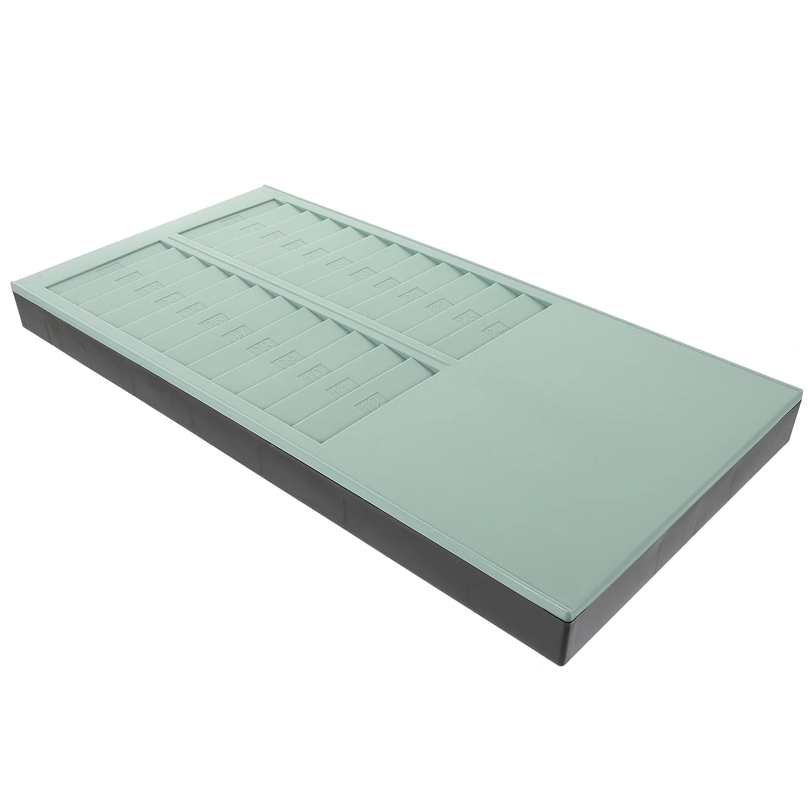 24 Slot Ufficiale Organizzatore Per Presenze Accessori Per Ufficio Badge Time Storage Rack Card Machine Accessory Clock