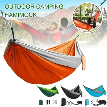 Lightweight and Portable Camping Hammock with Storage Bag 1