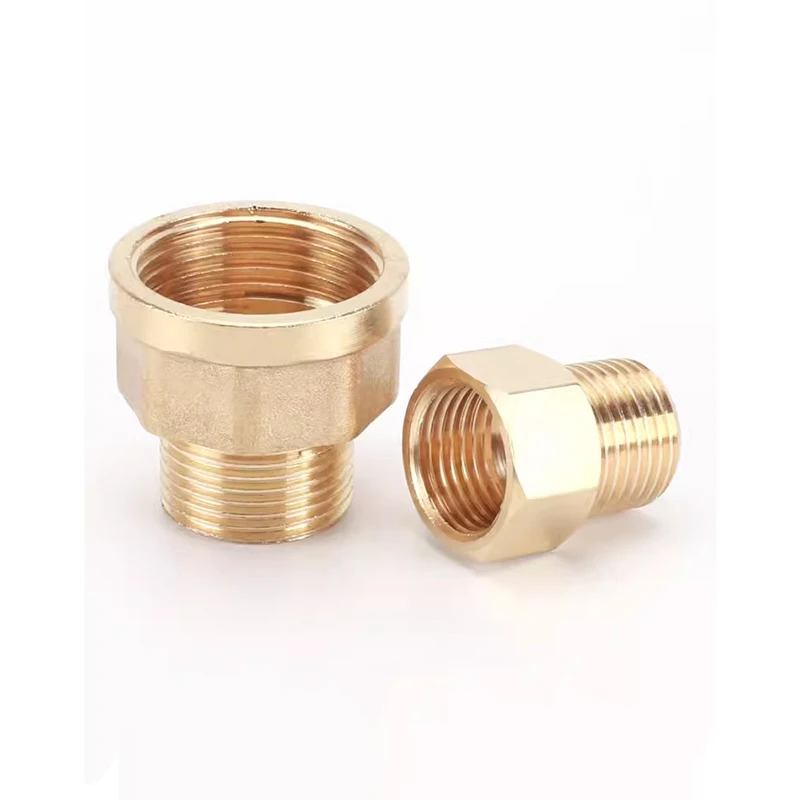 1/8" 1/4" 3/8" 1/2" 3/4" 1" BSP Female To Male Thread Brass Pipe Fitting Socket Coupling Joint