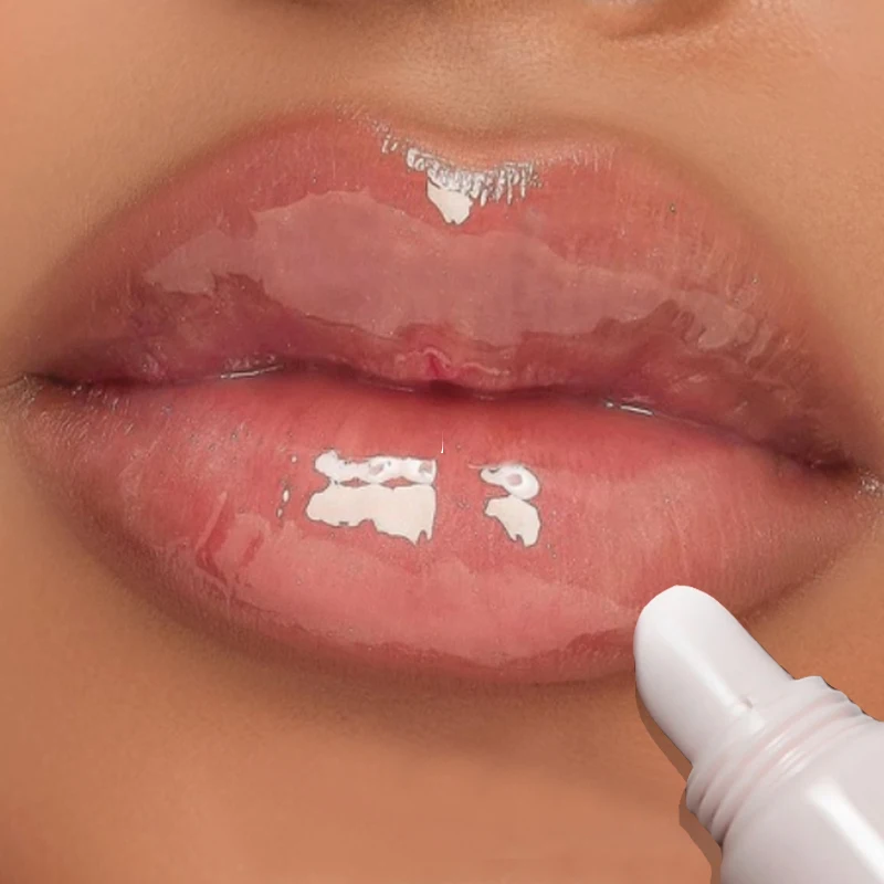 

Water Moisturizing Lip Oil Glossy Lip Treatment Transparent Lip Oil Lasting Lipstick Base Primer Clear Hydrating Plump Lip Mask