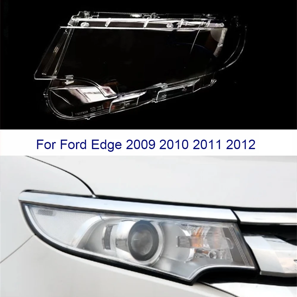 

For Ford Edge 2009 2010 2011 2012 Headlamp Cover Transparent Lamp Headlight Shell Lens Plexiglass Replace The Original Lampshade