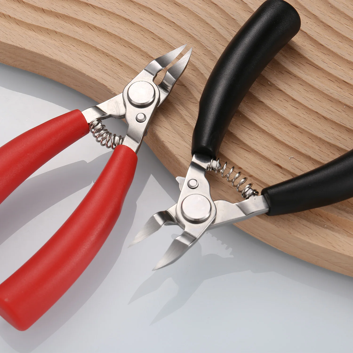 Nail Clipper Stainless Steel Curved Hawkbill for Pedicure Thick Ingrown Nail