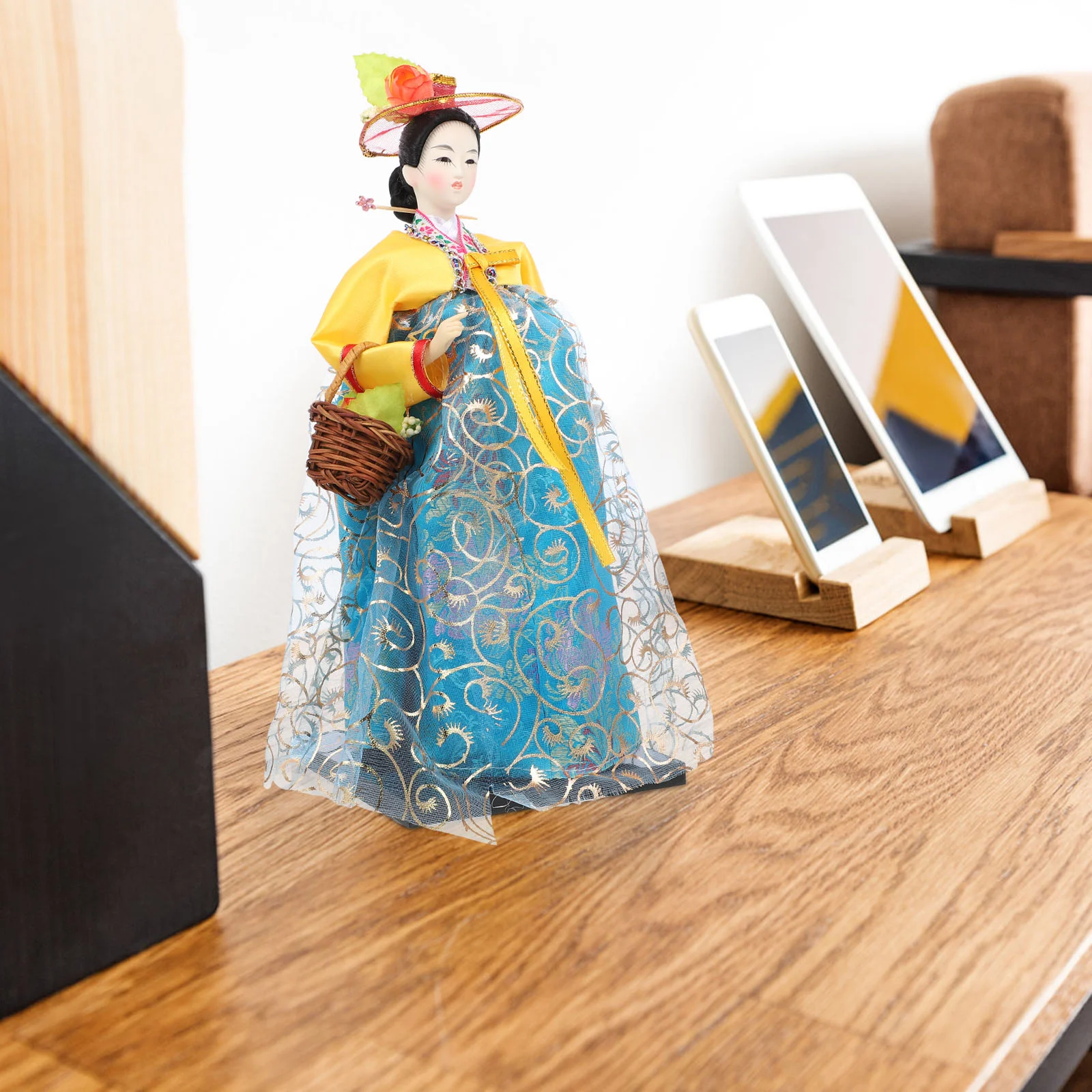House Ornaments Home Decor Traditional Hanbok Dolls Korean Figurines