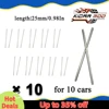 1/64 Model Car Wheels Axle For Hot Wheels Replacement Parts for Hotwheels Matchbox Tomica Diecast Model Toys (10 Sets) 4