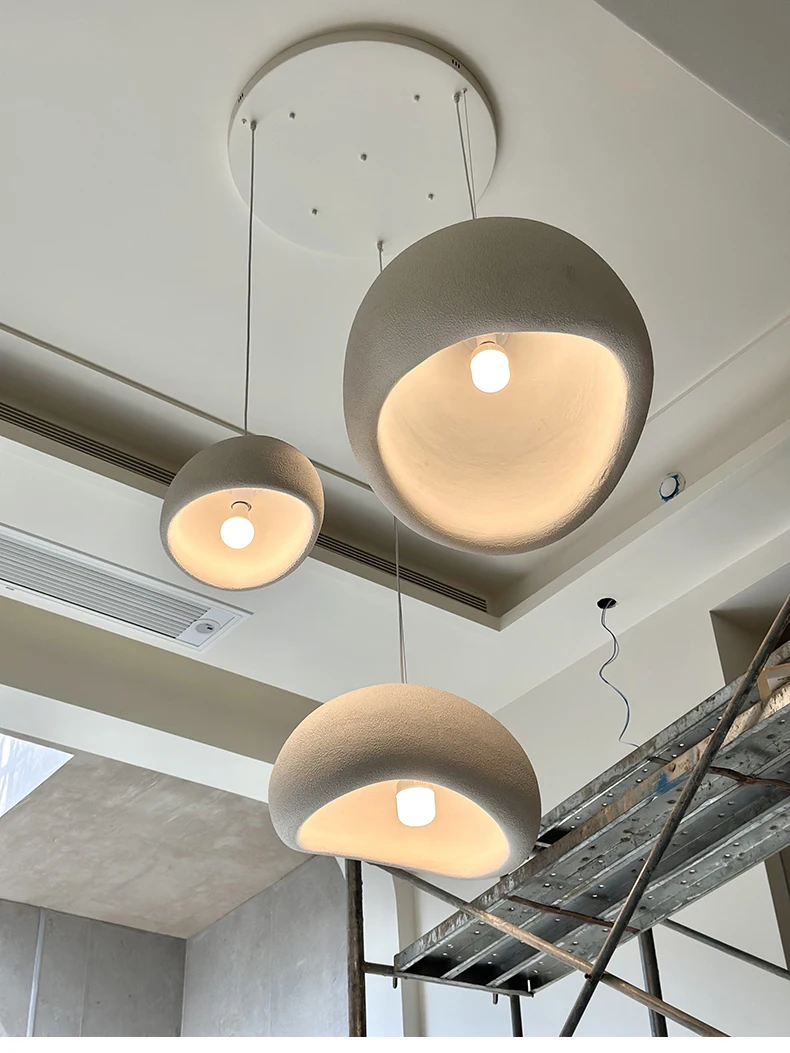 Description Picture 3 of itemModern Wabi Sabi HDPE Led Chandelier Lighting Living Dining Room Pendant Light Home Decor Bedroom Kitchen Hanging Lamp Luminaire