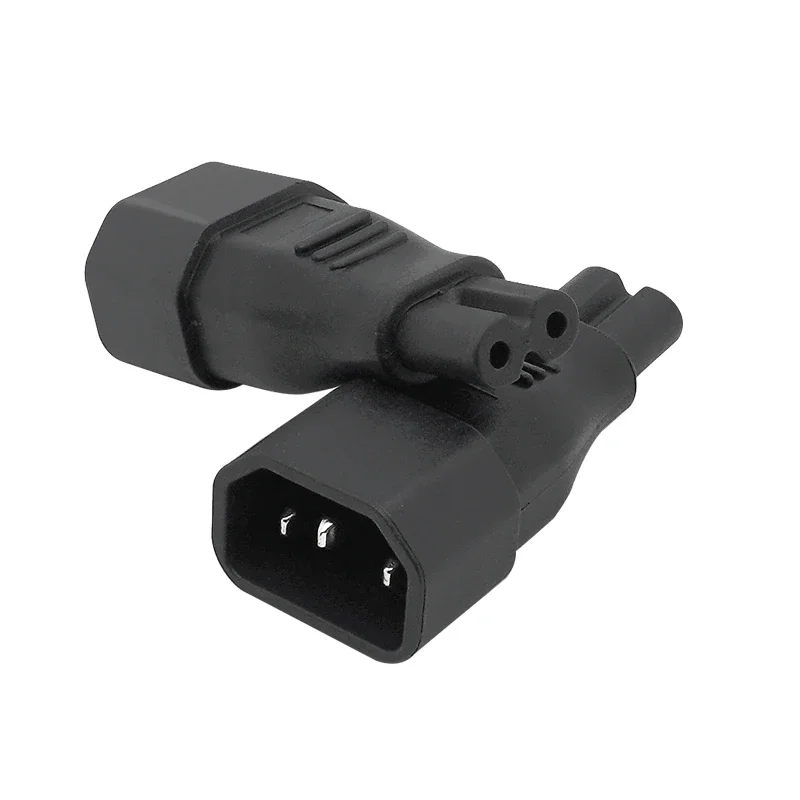 IEC 3-Pin C14 to C7 adapter IEC 320 Male to Female AC Converter Kettle 3pin 3P 2pin 2P Power Plug Connector Socket 2.5A 250V~