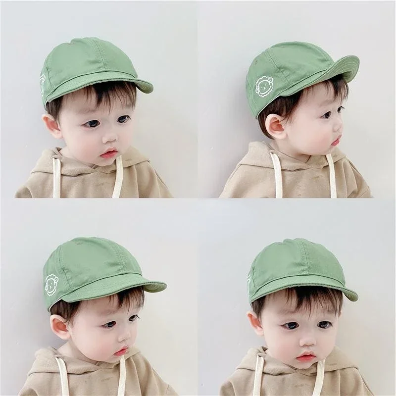 Baseball Cap Cute Bunny Baby Hat for Boys Girls Spring Summer Solid Color Toddler Kids Hats Caps Outdoor Hat for 3-24 Months Baseball Cap Baby Hat Kids Caps