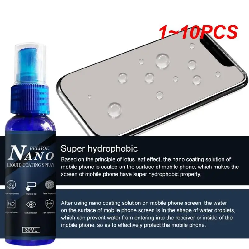 1 ~ 10Pcs Nano Liquid Glass Screen Protector Per Telefoni Cellulari Tablet Orologi Occhiali Fotocamere Smartphone Universale