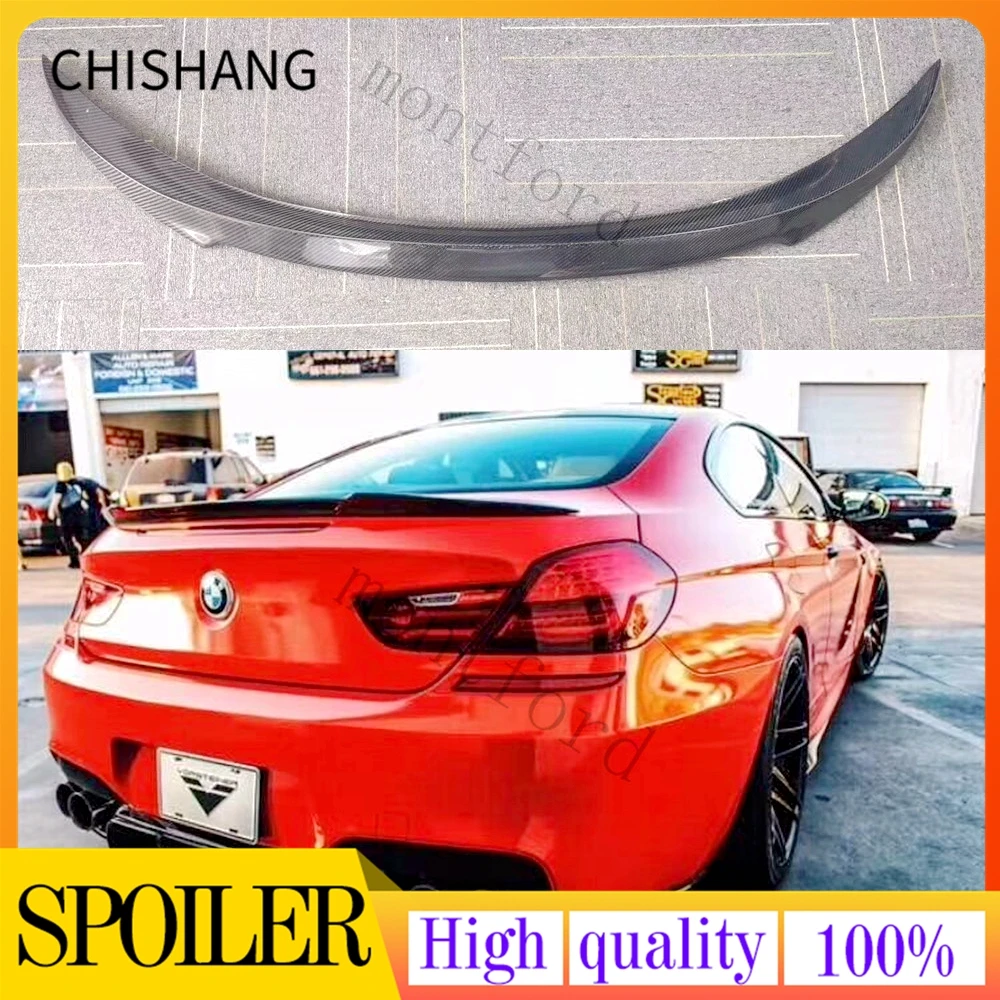 

Для BMW 6 серий M6 F06 F12 640i 650i 640i СЕДАН задний спойлер багажника губа крыло 2012 - 2016 углеродное волокно/FRP