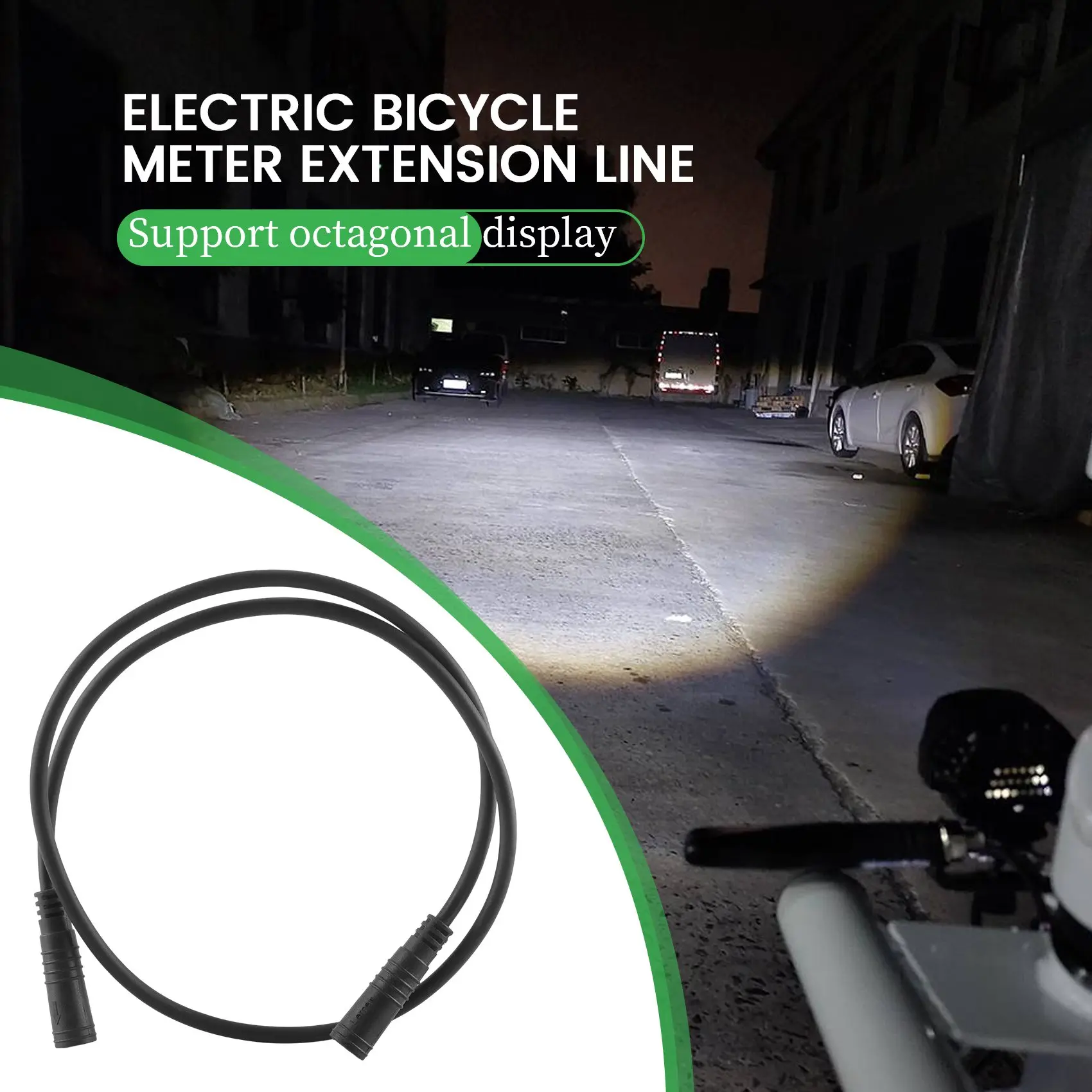 Electric Bicycle Ebike 5 Pin Female to Female Display Extension Cable Connector for Bafang Mid Motor BBS01/BBS02/BBSHD