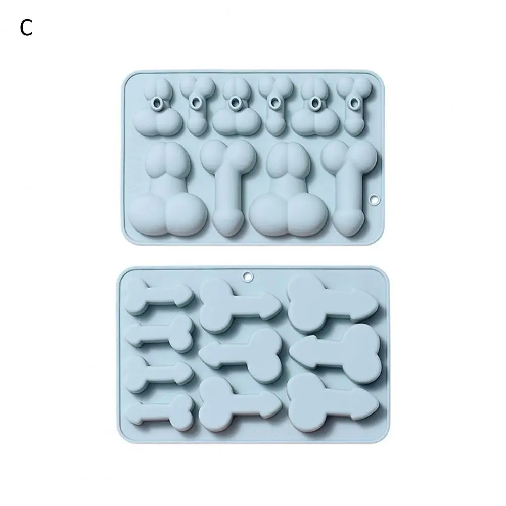 

Non-stick Ice Cube Tray Bone Shaped Silicone Baking Cake Candy Mold Create Fun Party Treats with 10 Cavities Ideal for Diy