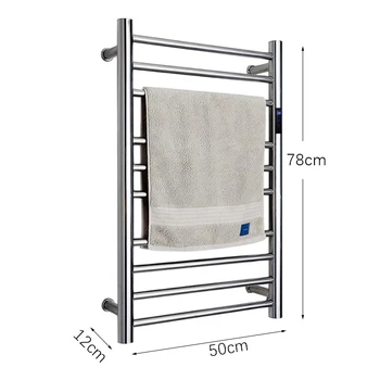 ราวแขวนผ้าเช็ดตัวไฟฟ้า OXG สำหรับห้องน้ำ ราวอุ่นผ้าเช็ดตัวไฟฟ้า ราวแขวนผ้าเช็ดตัวแบบให้ความร้อน ราวผ้าเช็ดตัวไฟฟ้าสำหรับห้องน้ำ 2