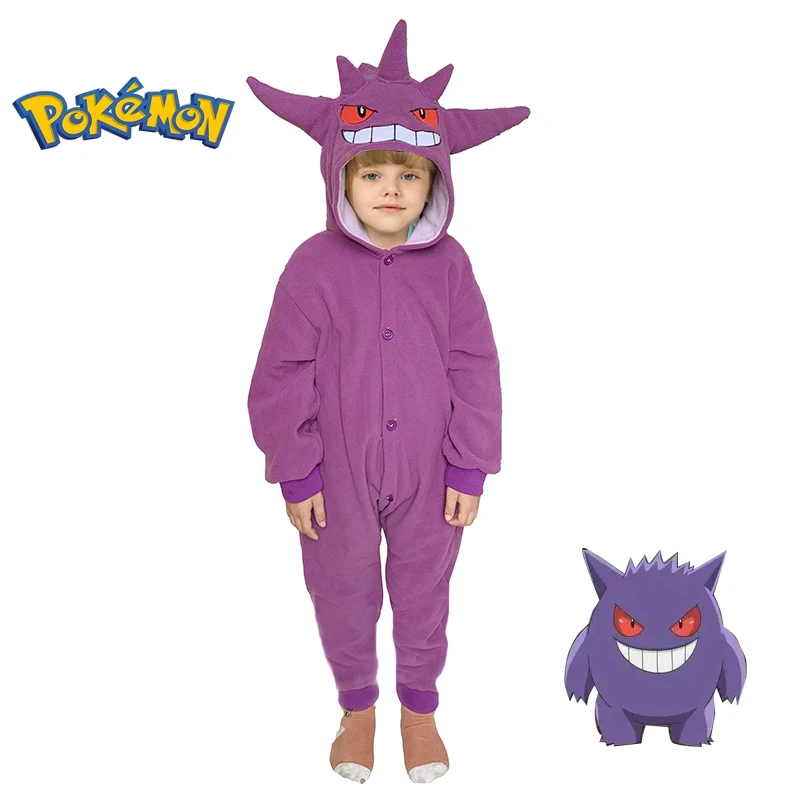 Gengar Costume Full Body Pajamas Halloween Christmas One piece Kigurumi 