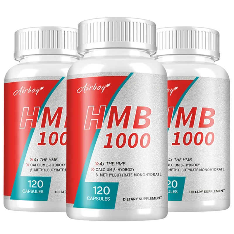 HMB Male Energy Booster-for Increased Muscle Mass and Athletic Strength, Energy Supplement, Endurance, Non-GMO