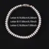 2024 New Marquise Oval Square Cut Luxury Silver Color on Hand Tennis Bracelet Bangle for Women Party Gift Jewelry S7062 6