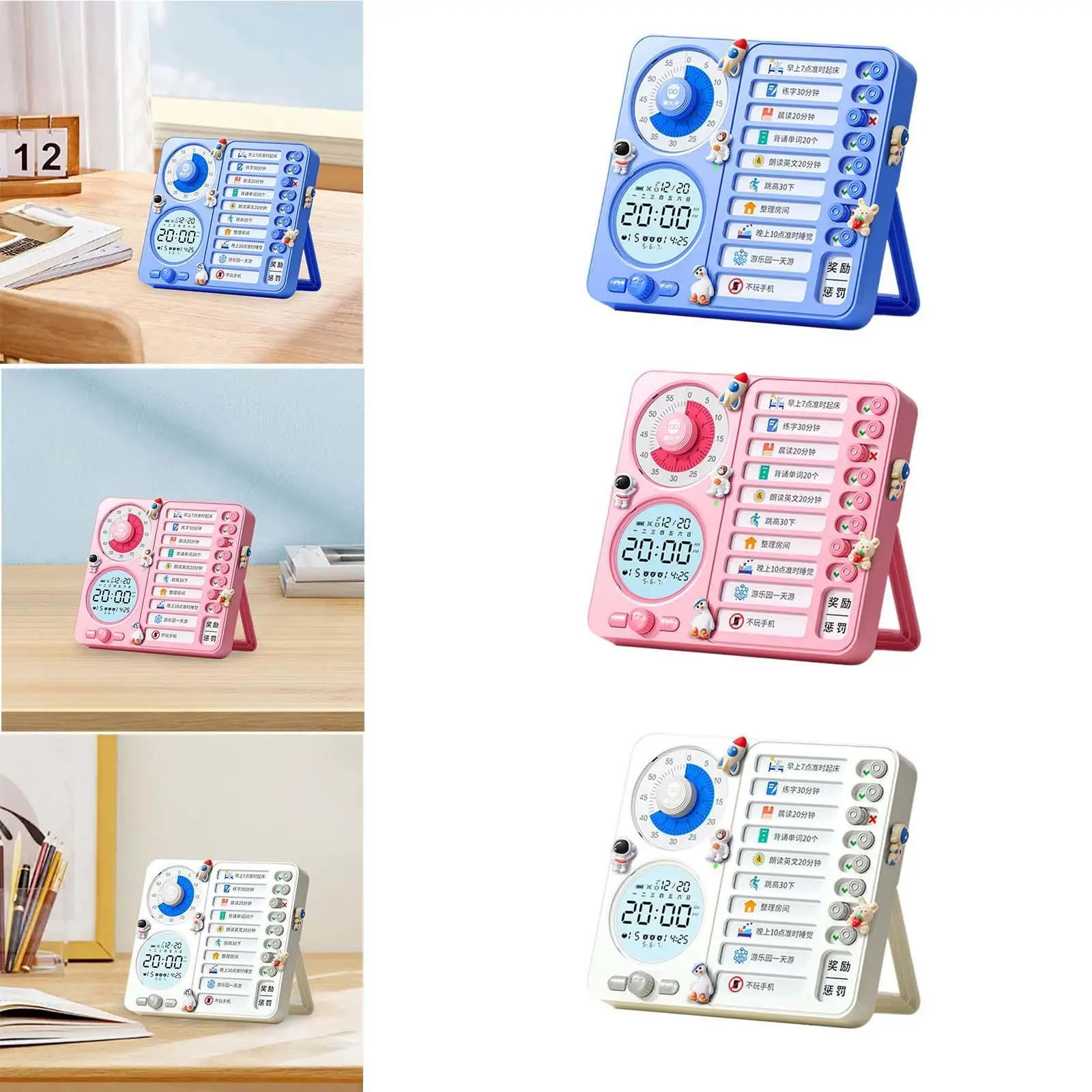 Visual Timer Schedule Board Checklist for Efficient Task Management Notes