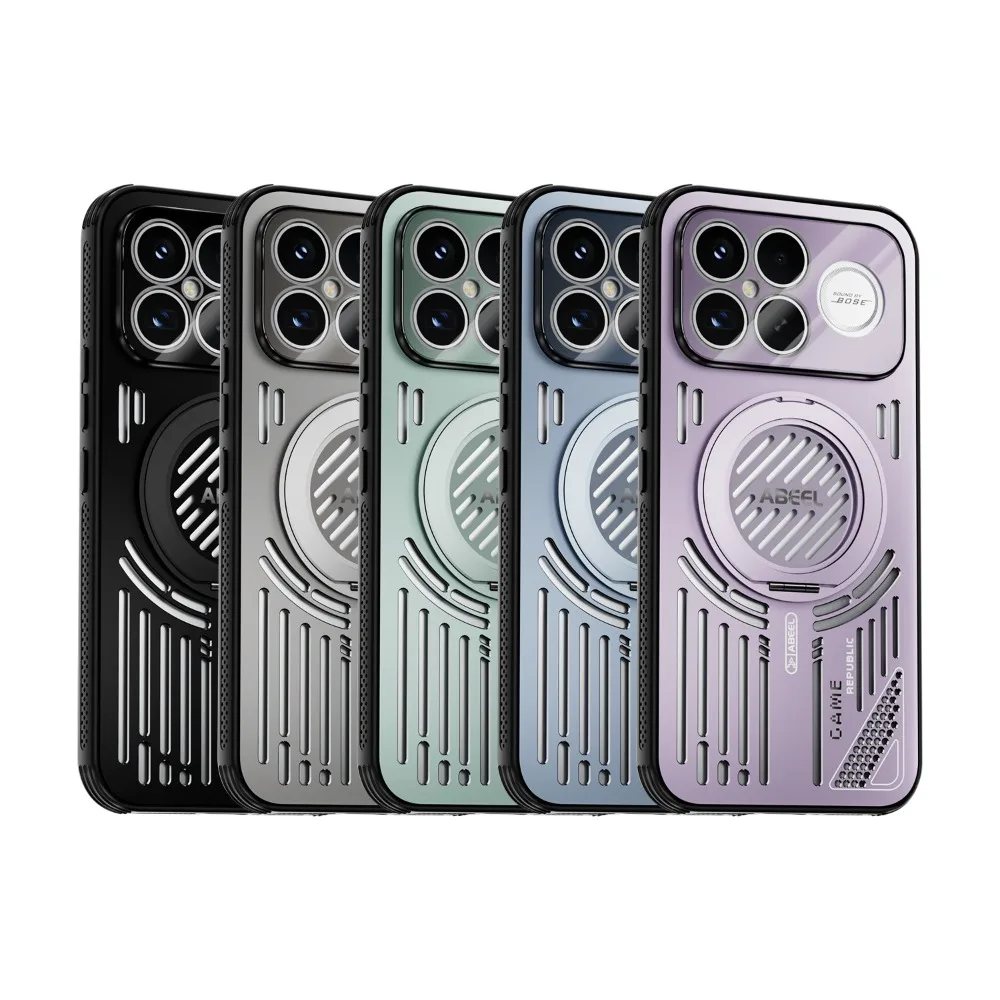 Ice Sense Cooling Magnetic Shockproof Stand Phone Case