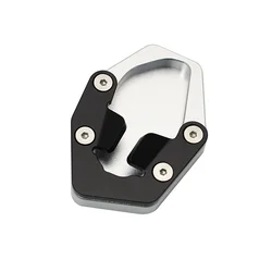 Himalaya Motorcycle Foot Side Stand Enlarger Plate and Kickstand Extension (Silver)