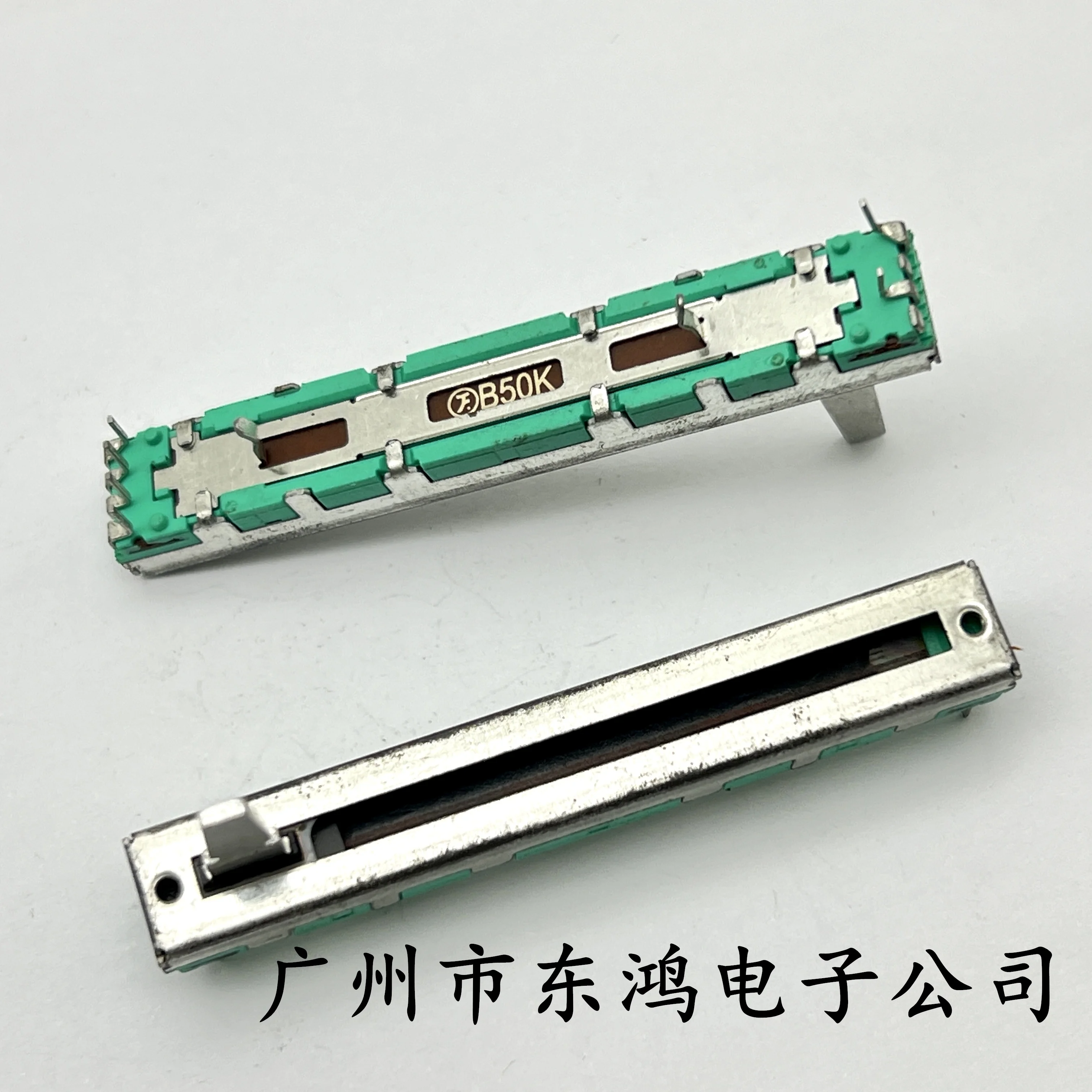60mm straight slide double potentiometer B50K shaft length 15mm Multiturn Potentiometer Linear Potentiometer Potentiometer Kit Trimmer Potentiometer Adjustable Resistor Potentiometer Knobs Electronic Components 1 PCS F brand