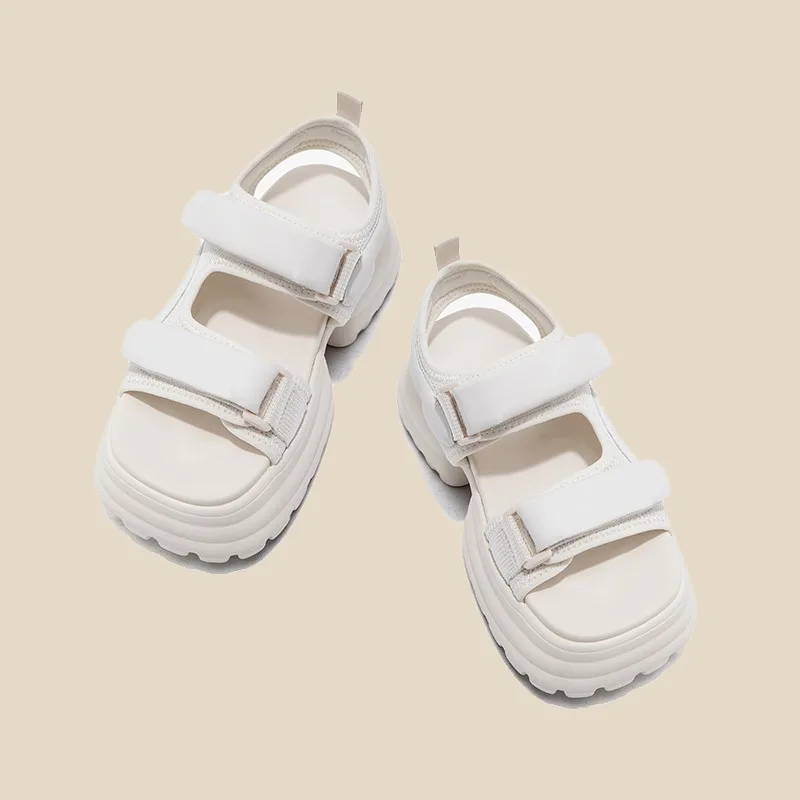 JIANBUDAN Platform Sandals Women Casual Open Toe Outdoor Sandals Summer Ladies Thick Sole Shoes New Beach shoes