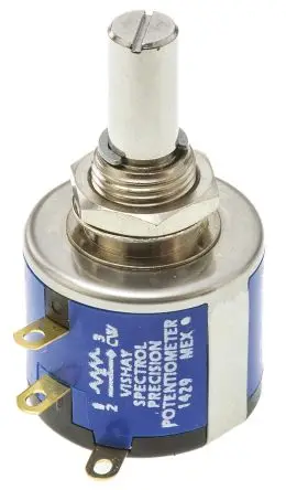 

535B1102JC Vishay 535 Series 5-Turn 1kΩ ±5% Wirewound Potentiometer