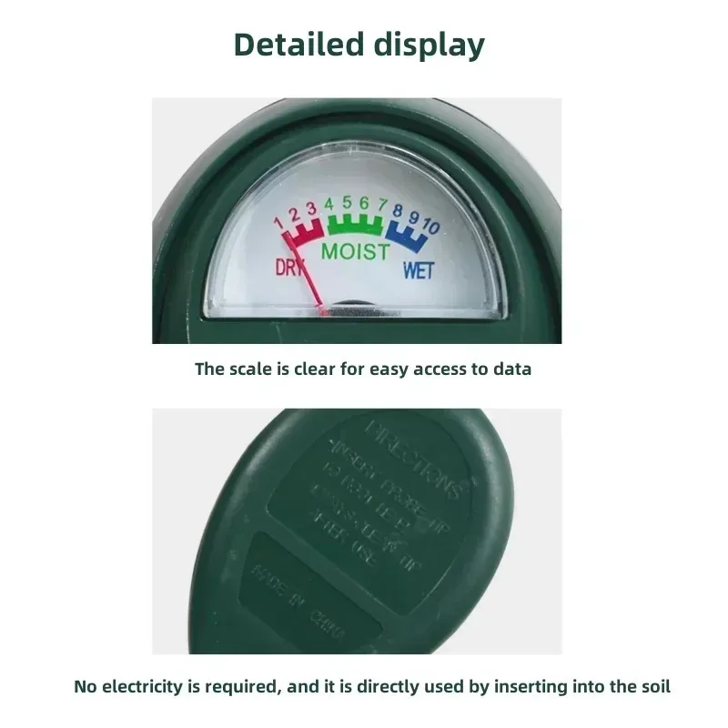 Soil moisture meter Plant water sensor Soil dry moisture tester Special detector Home flower potting planting