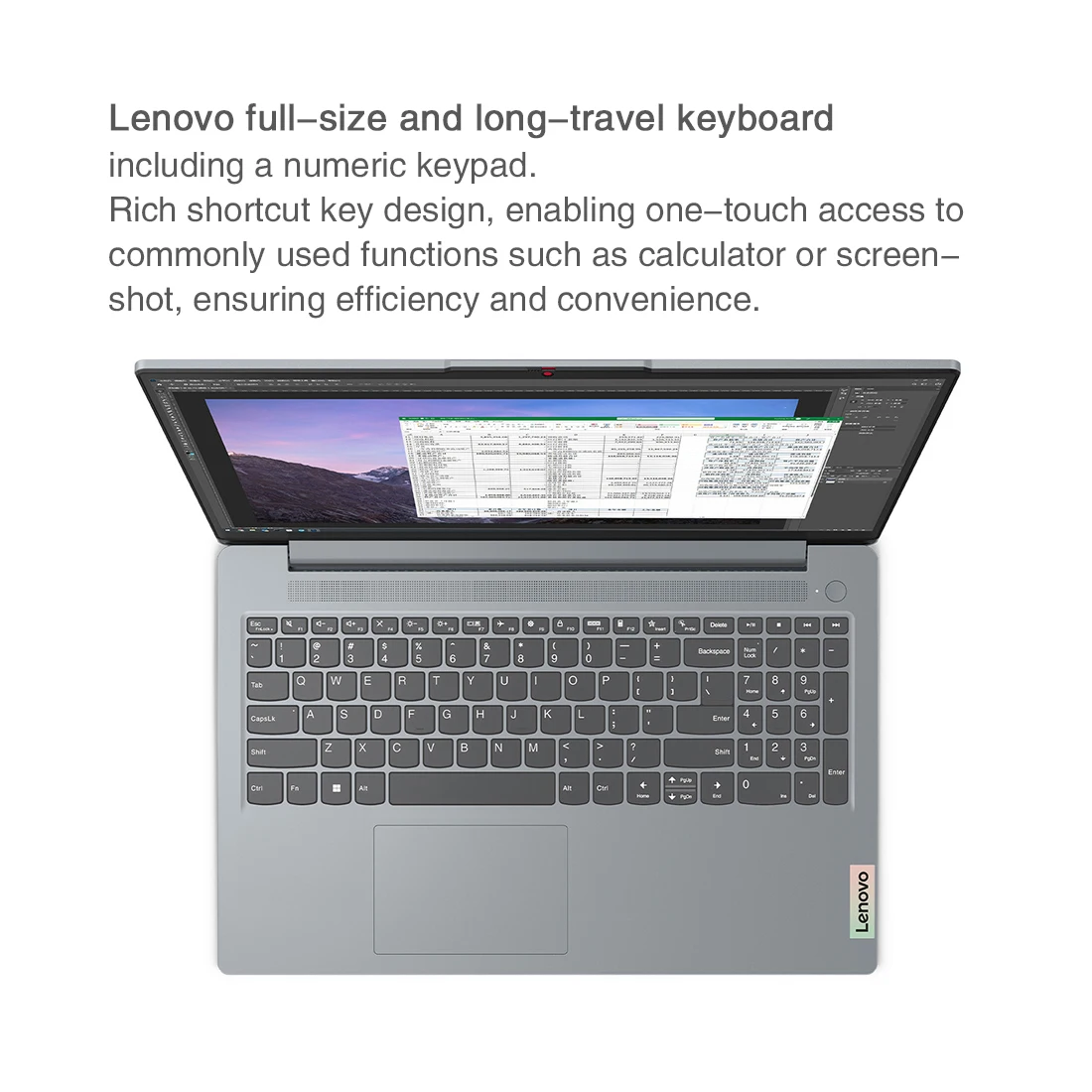 Lenovo Laptop IdeaPad 15s 2024 RAM 16GB SSD 512GB 15.6"Inch FHD 2K AMD Ryzen R5 7430U 4.3GHz 47Wh Notebook Ultrabook Computer PC 5