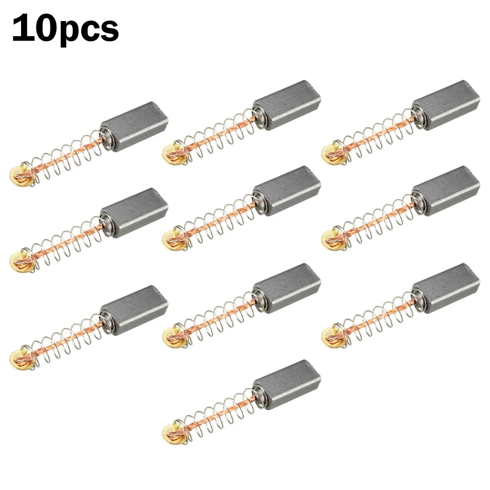 

10pcs Carbon Brushes 12mm X 6 X 4mm For Electric Motor Drills Carbon Brush Replacement Power Tool Accessories High Quality