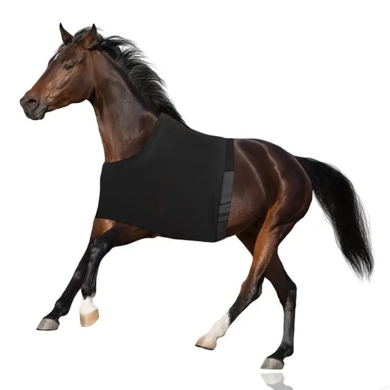 Stretch Horse Shoulder Guard AntiRub Bib Horses Chest Saver Wither Protector Breathable Horse Rugs for Equestrian Sport