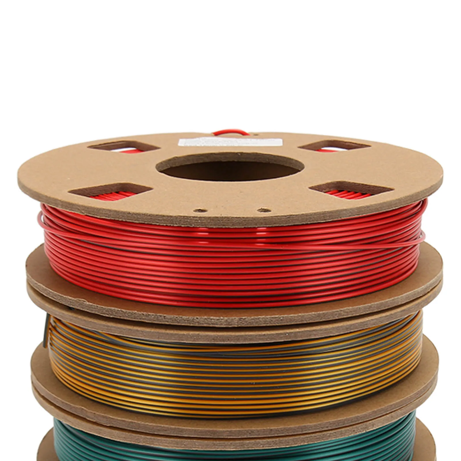 250g X 4Pcs D Printer Filament Dual Color 1.75mm 8.8oz Net Weight 200 to 220 Celsius PLA Filament for 3D Refilling Replacement