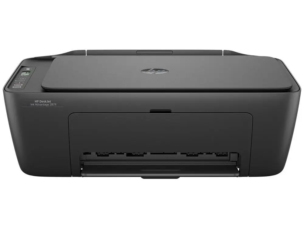Impressora Multifuncional HP DeskJet Ink 2874 Wi-Fi Jato de Tinta Térmico Colorida USB - Bivolt