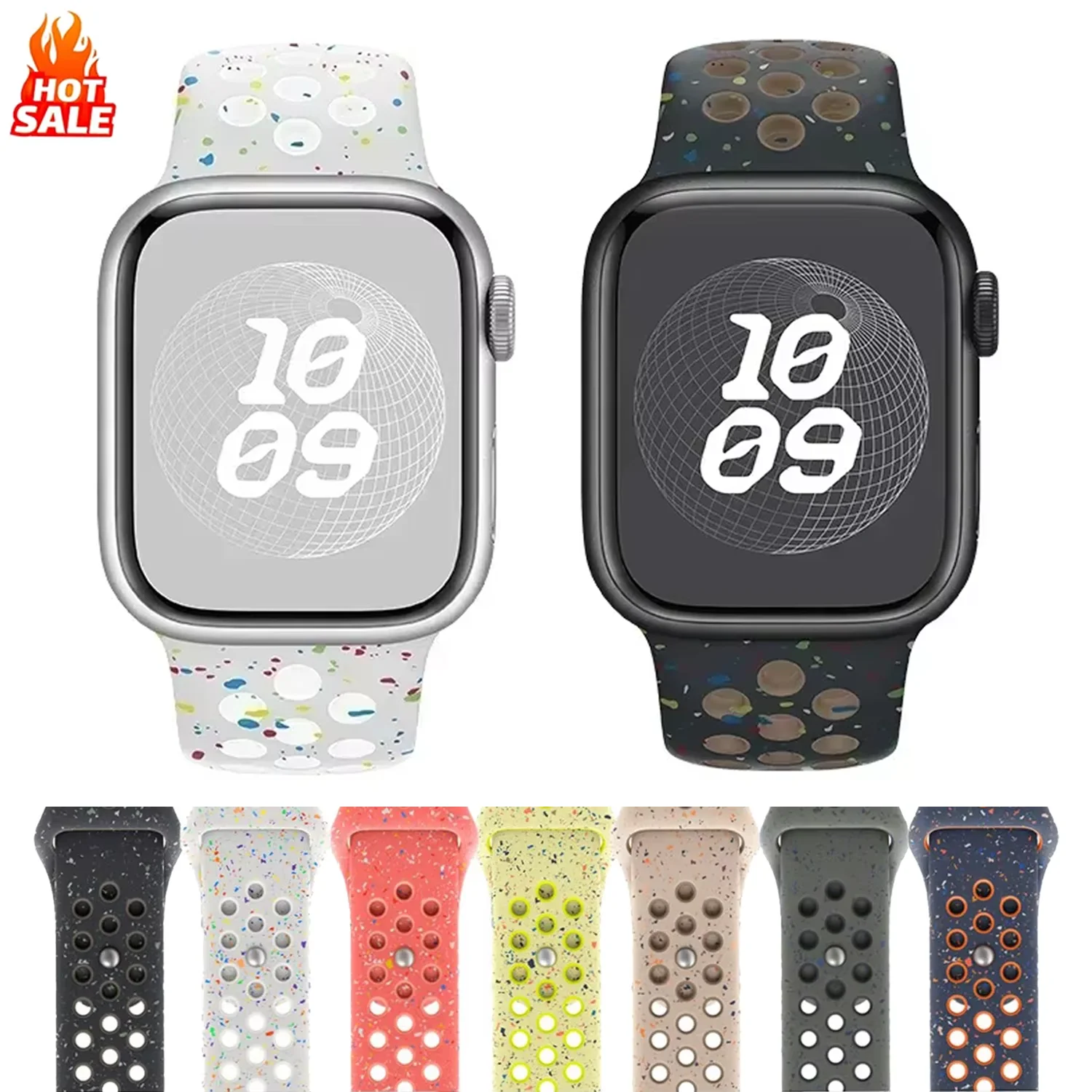 Premium Silicone Sports Watch Strap - Versatile and Durable Bracelet