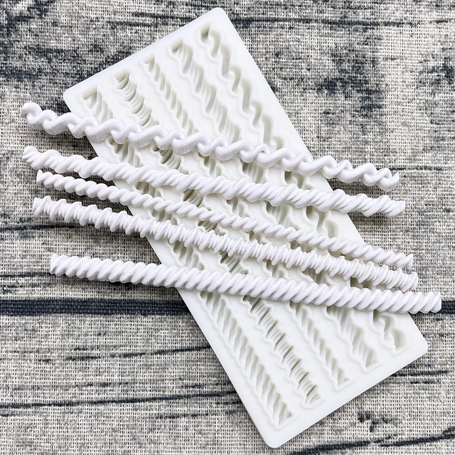 Öt Kötelek Szilikon Penész Cukorcraft Csokoládé Cupcake Sütő Gyanta Szerszámok Fondant Sütemény Díszítő