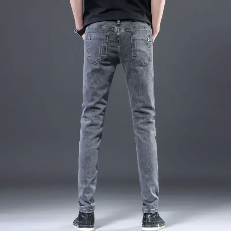 Spring and Summer Thin Open-Crotch Pants Stretch Jeans Double-Headed Invisible Zipper Date Field Battle Convenient Open-Seat